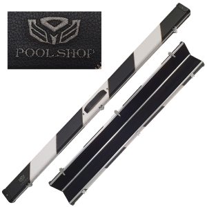 Etui aluminium/cuir Black/White Pool Shop Queue 1 pièce