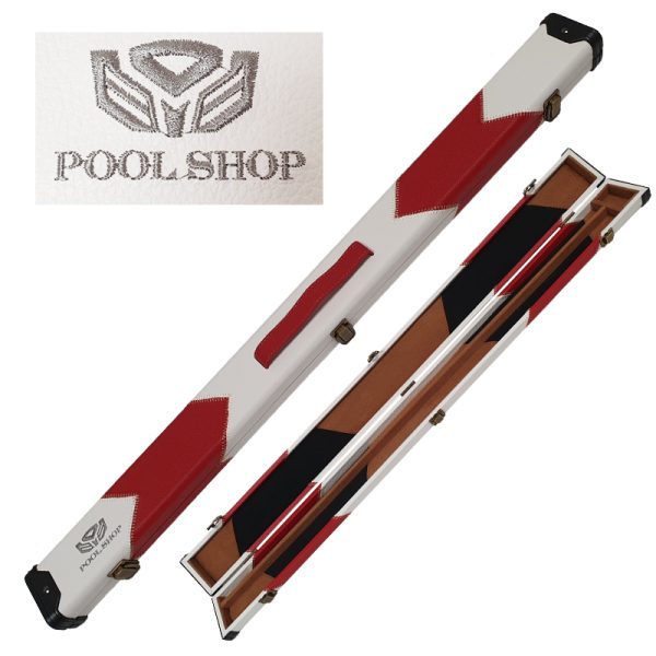 Etui rigide Red/White Pool Shop Queue 2 pièces