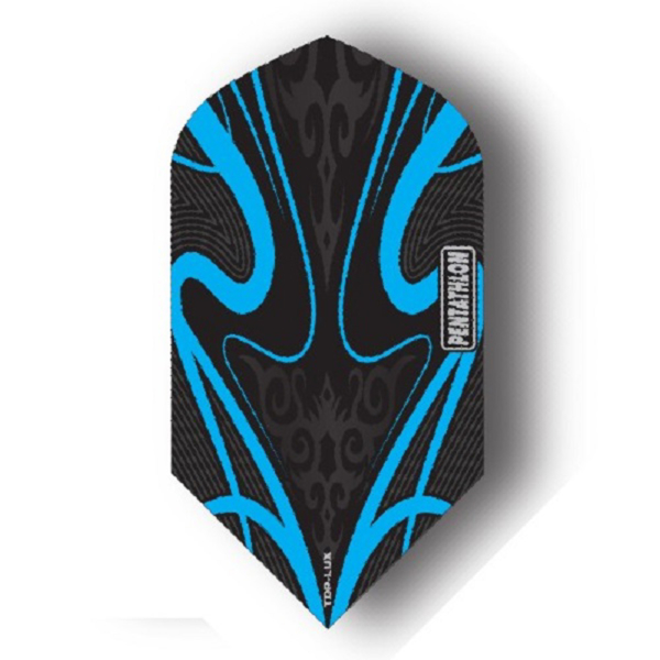 Ailette (3) Pentathlon TPD Lux cyan slim les 3 jeux