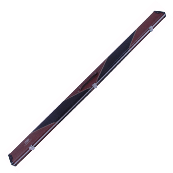 Etui aluminium/cuir Black/Brown (3Q) Pool Shop Queue 1 pièce