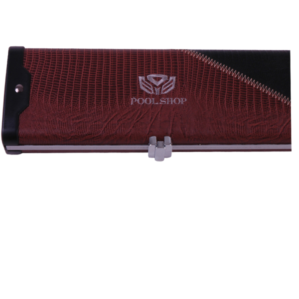 Etui aluminium/cuir Black/Brown (3Q) Pool Shop Queue 1 pièce