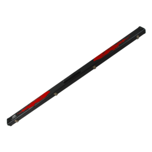 Etui rigide Black/Red flames Pool Shop Queue 1 pièce