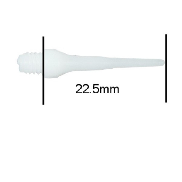 Pointes 2BA Nylon Diva (22,5mm) blanches les 100