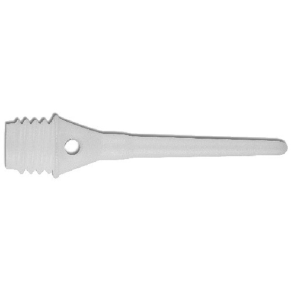 Pointes 1/4 Nylon M6 (25mm) blanche les 1000
