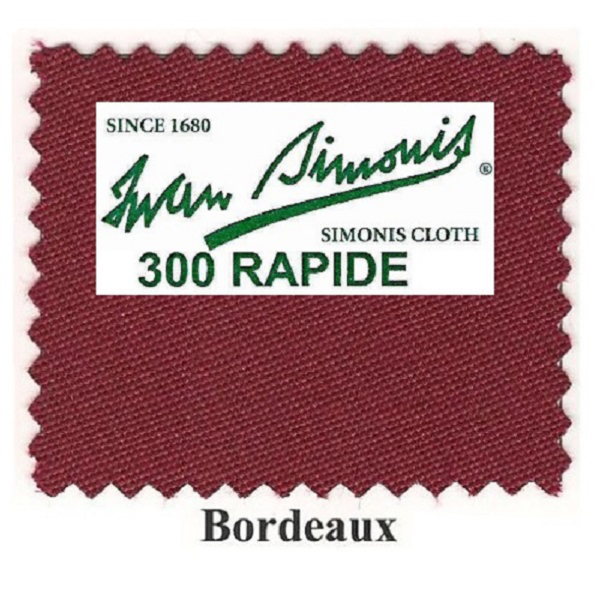Tapis Simonis 300/170 Bordeaux – Le mètre linéaire