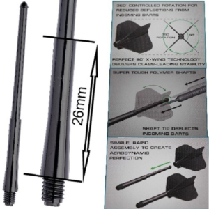 Tige (3) Stealth noire intermediate (26mm)