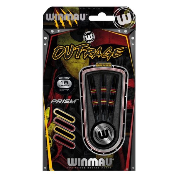 Jeu nylon Winmau Outrage B Brass Black 16/18g