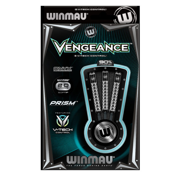 Jeu nylon Winmau Vengeance Onyx Coating 90% tgs 20g