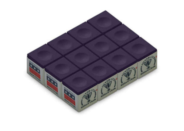 Craie Silvercup purple boîte de 12