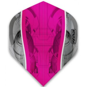 Ailette (3) Pentathlon Silver Edge magenta large