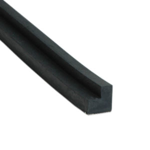 Caoutchouc Noir Anglais 7/8ft en L – la longueur (1,22m) – 16mmx16mm