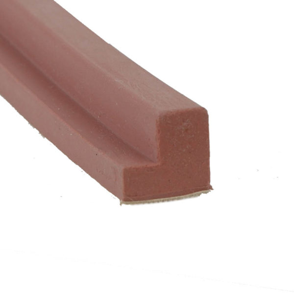 Caoutchouc rouge Anglais 7ft en L (16mm*16mm) – le jeu de 6 longueurs 0,94m