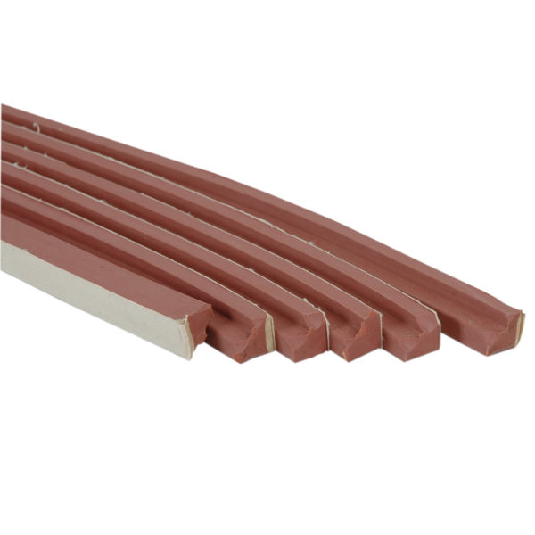 Caoutchouc rouge Anglais 7ft en L (16mm*16mm) – le jeu de 6 longueurs 0,94m