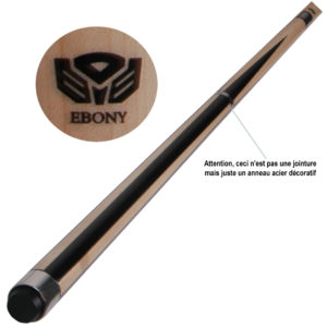 Queue PoolShop Ebony 2 pièces