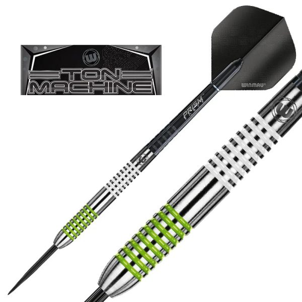 Jeu acier Winmau Ton Machine Green 80% tgs 25grs