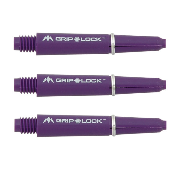 Tige (3) Nylon ring grip lock purple short les 3 jeux
