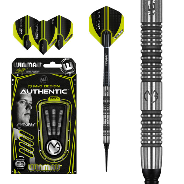 Jeu nylon Winmau MvG Authentic 85% tgs 18/20g