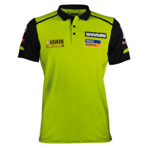 Polo Winmau Michael Van Gerwen green/black XL