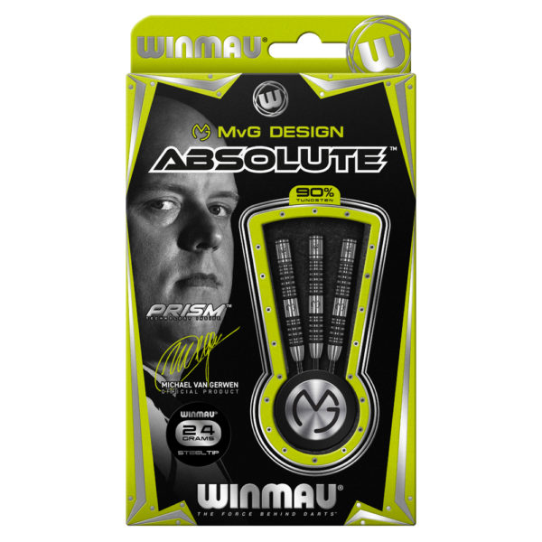 Jeu acier Winmau MvG Absolute 90% tgs 24g