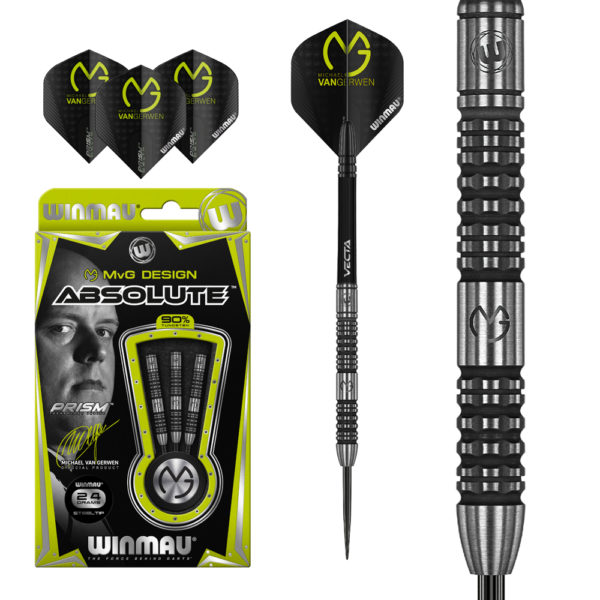 Jeu acier Winmau MvG Absolute 90% tgs 24g