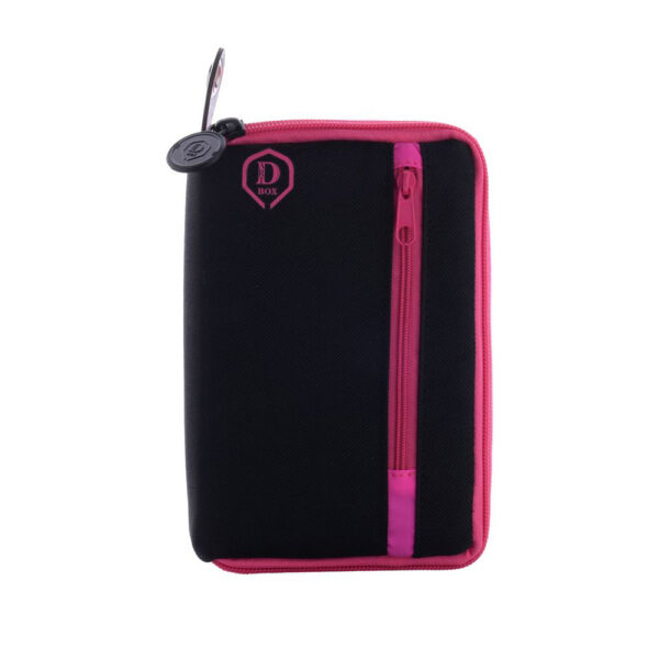 Etui The Dart Box pink/black nylon