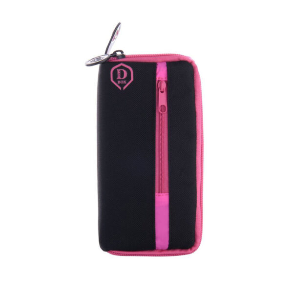 Etui The Mini Dart Box pink/black nylon