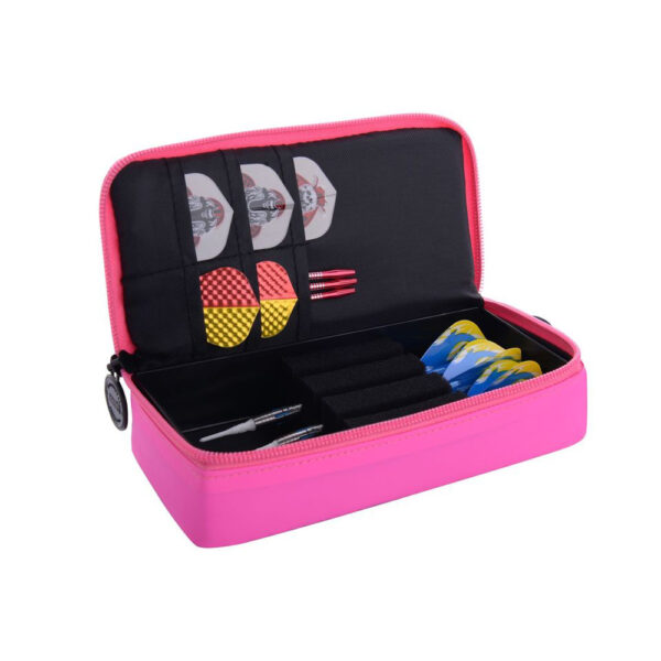 Etui The Mini Dart Box pink/black nylon