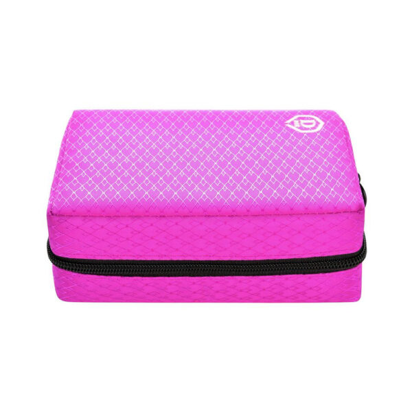 Etui The Double Dart Box pink nylon
