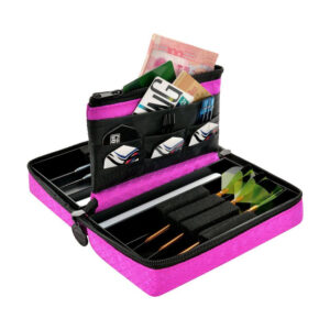 Etui The Double Dart Box pink nylon