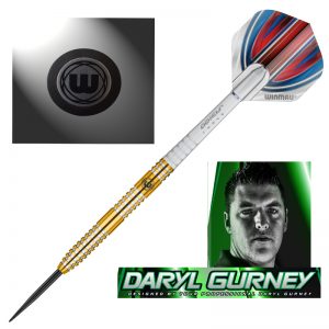 Jeu acier Winmau Daryl Gurney 90% tgs 23g