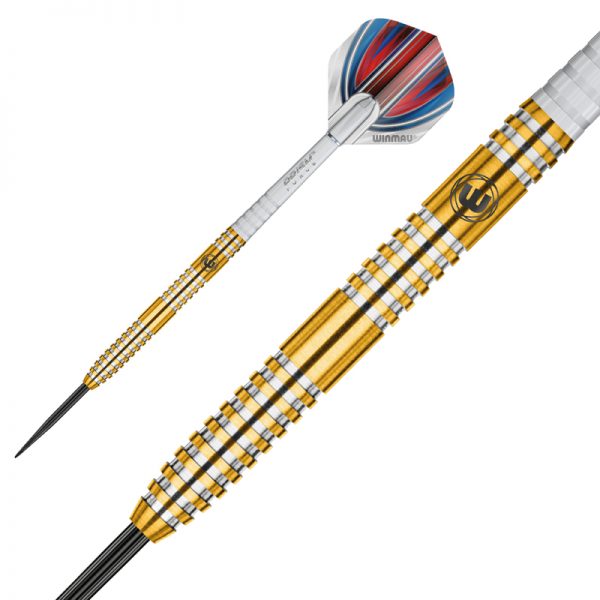 Jeu acier Winmau Daryl Gurney 90% tgs 23g