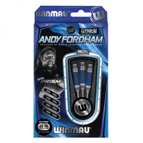 Jeu acier Winmau Andy Fordham E.S 90% tgs 24g