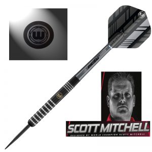 Jeu acier Winmau Scott Michell Black 90% tgs 22g