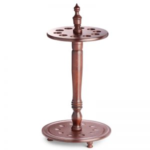 Porte-queues rond Mahogany (10 queues)