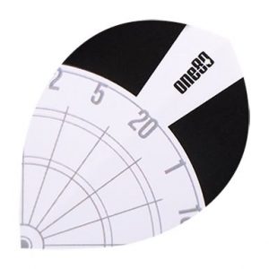 Ailette (3) Spectra dartboard white pear