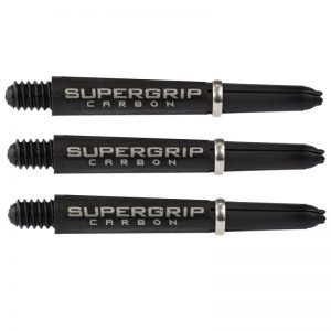 Tige (3) Supergrip Carbon black/silver short les 3 jeux