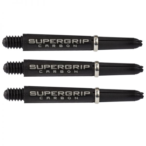 Tige (3) Supergrip Carbon black/silver short