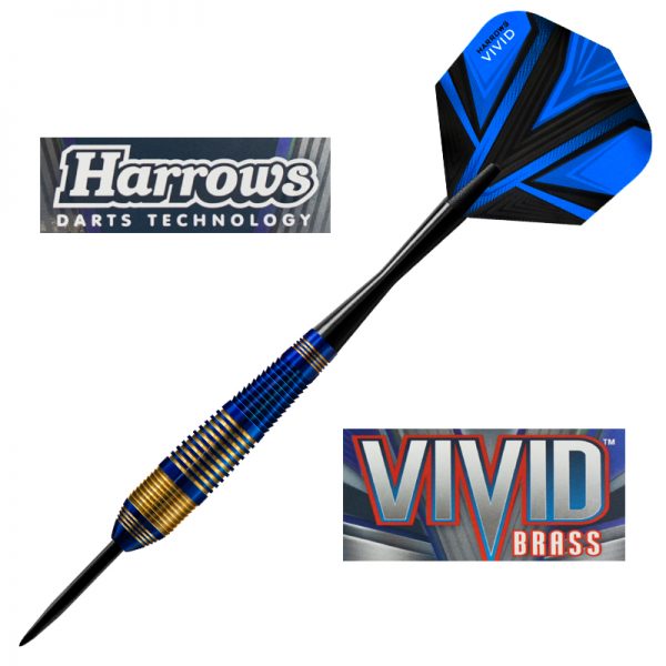 Jeu acier Harrows Vivid Brass blue 21gR