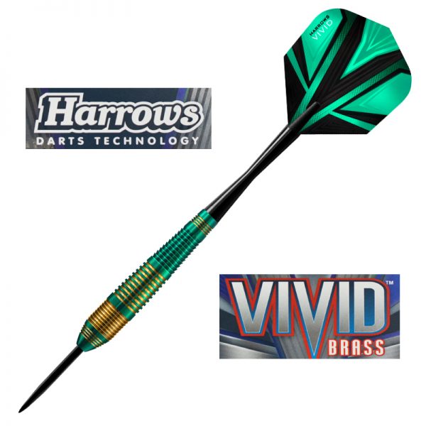 Jeu acier Harrows Vivid Brass green 24gR