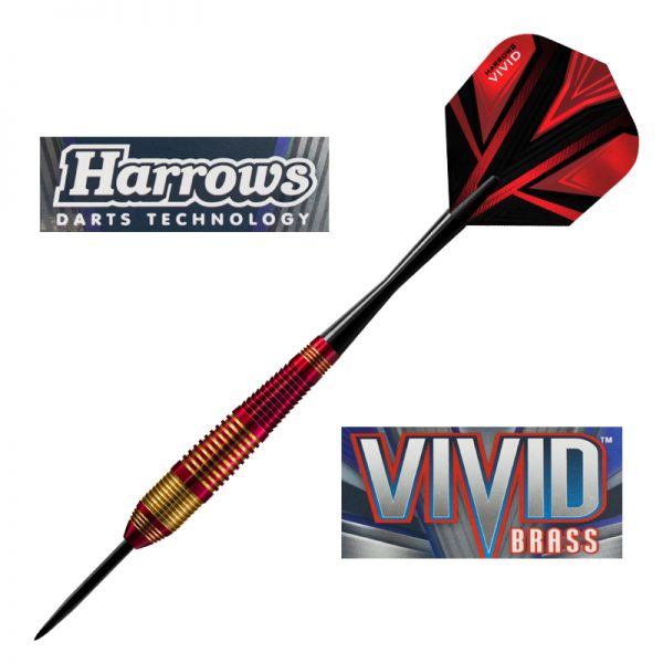 Jeu acier Harrows Vivid Brass red 24gR