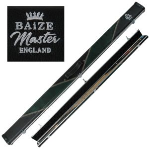 Etui aluminium/cuir Black/Dark Green Baize Master Queue 1 pièce