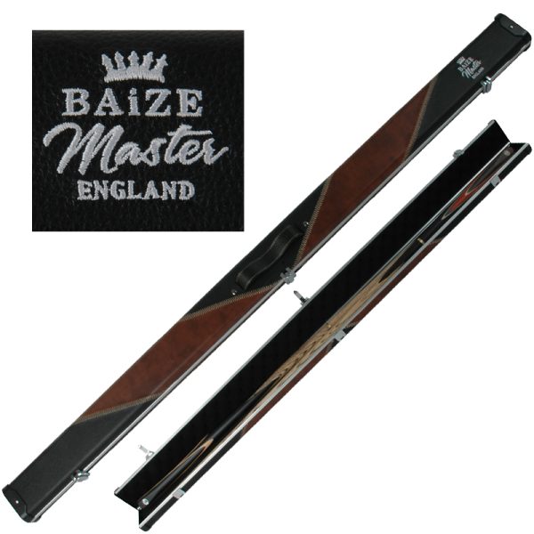 Etui aluminium/cuir Black/Brown Baize Master Queue 1 pièce