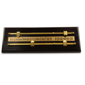 Compteur Snooker mahogany  2-pers 44*12cm
