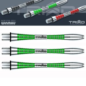 Tige (3) Aluminium Winmau Triad  green medium