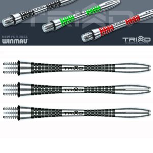 Tige (3) Aluminium Winmau Triad black medium