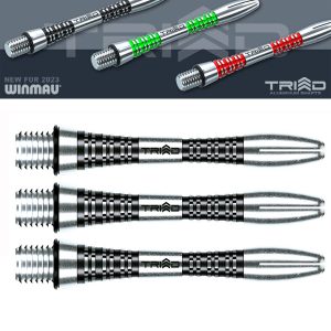 Tige (3) Aluminium Winmau Triad black short