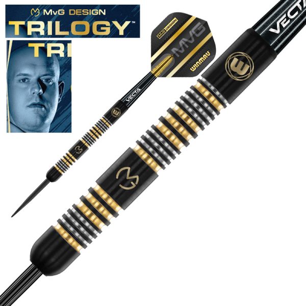 Jeu acier Winmau MvG Trilogy 90% 23grs