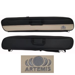 Etui semi-rigide Artemis Senza noir/creme 2 fûts/4 flèches