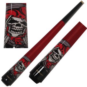 Queue Stinger Skulls Red 2 pièces 145cm