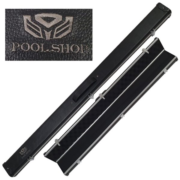 Etui aluminium/cuir Black Poolshop 2 pièces 3/4